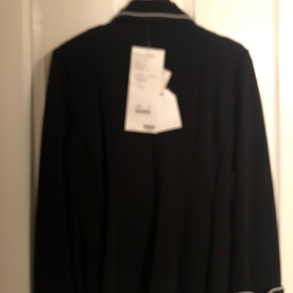 Joseph Ribkoff black silver button jacket